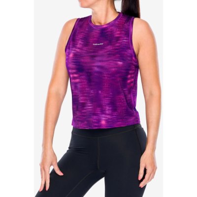 ICEBREAKER Wmns Mer 125 Cool Lite Sped Tank Fusion AOP Passion/Aop – Zboží Dáma