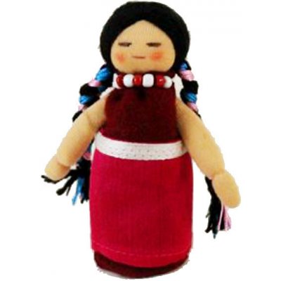 Dolls4Tibet Tibetská hadrová Dcera 10 cm