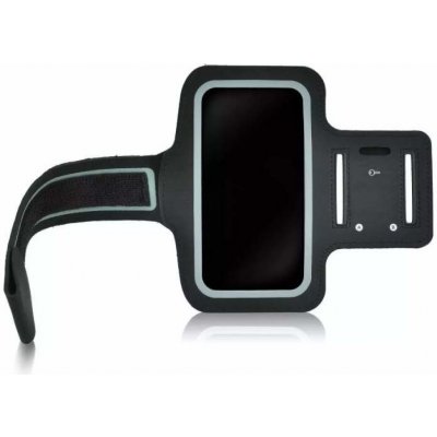 Pouzdro Sportovní ruku na běhání Sport Case Armband pro mobily 6" - černé – Zboží Mobilmania