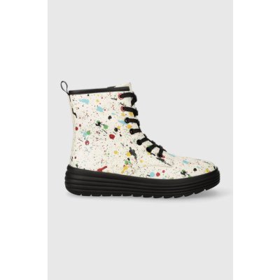 Geox kozačky J Phaolae Girl J16ETA 000BC C0653 White/Multicolor – Zboží Mobilmania