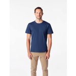 CityZen bavlněné triko pánské AGEN kulatý výstřih modré – Zboží Dáma