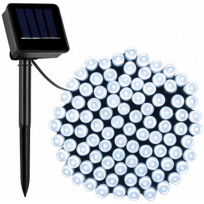Linder Exclusiv Solární světelný řetěz 150 LED Studená bílá – Hledejceny.cz