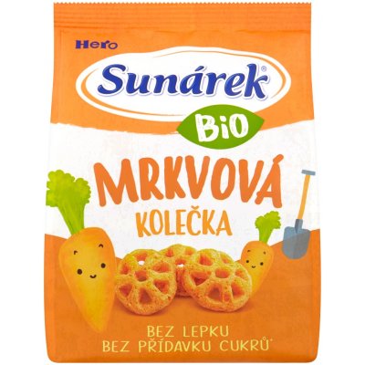 Sunar BIO křupky Mrkvová kolečka 45 g – Zboží Dáma
