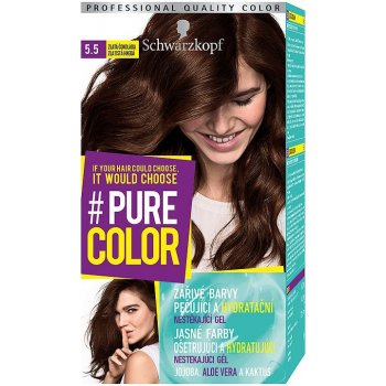 Schwarzkopf Pure Color barva na vlasy Zlatá Čokoláda 5.5, 60 ml od 97 Kč -  Heureka.cz