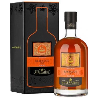 Rum Nation Barbados 8y 40% 0,7 l (karton) – Zboží Mobilmania