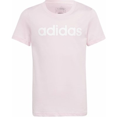 adidas dětské bavlněné tričko G LIN růžová