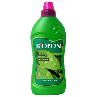 Biopon Na zelené rostliny tekuté hnojivo 1l – Zbozi.Blesk.cz