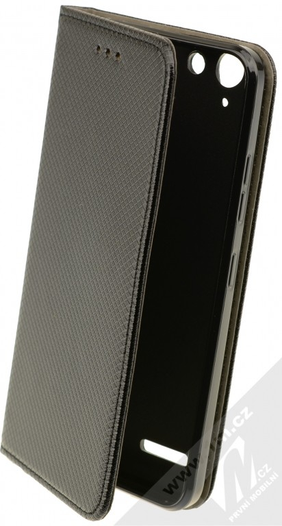 Pouzdro Sligo Smart Magnet Color Lenovo Vibe K5, Vibe K5 Plus černé