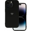 Pouzdro a kryt na mobilní telefon Apple Vennus Silikonové se srdcem Iphone 14 Pro Max design 1 černé