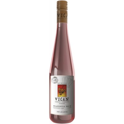 Vican Frankovka Rosé Kabinetní 9,5% 0,75 l (holá láhev) – Hledejceny.cz