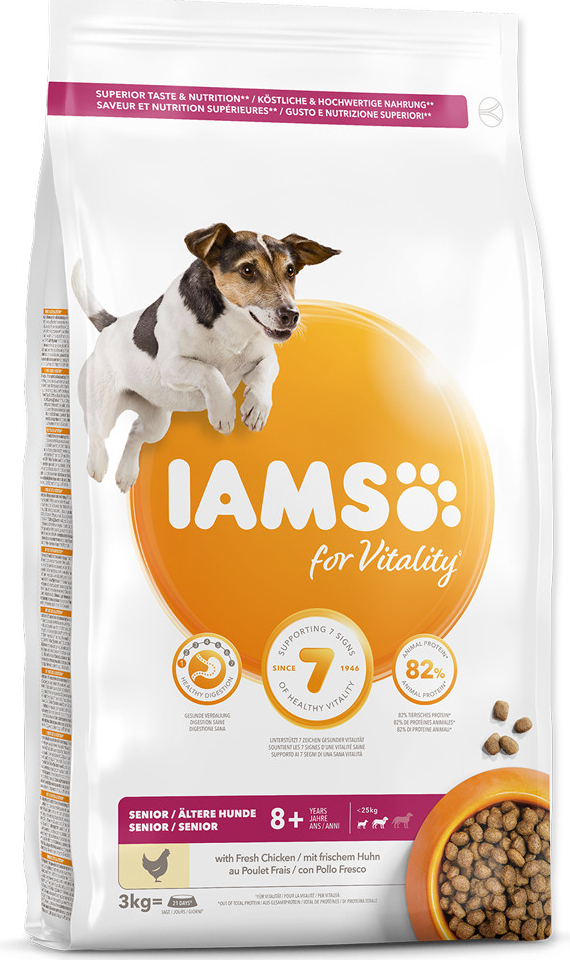 Iams Dog Senior Small a Medium Chicken 3 kg