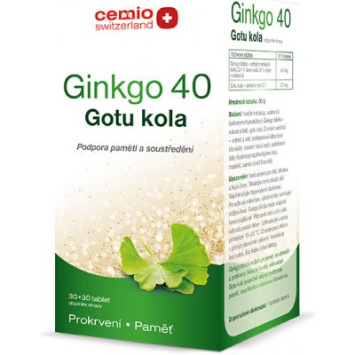 Cemio Ginkgo 30+30 kapslí – Zboží Mobilmania