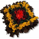 Čmuchacíkoberečky.cz Čmuchací kobereček extra hustý BAREVNÝ TERČ 2 30 x 30 cm – Sleviste.cz