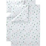 Livarno povlečení z jemného flanelu jedle zelená 140x200 70x90 – Zboží Dáma