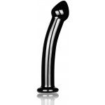LoveToy 7.5" Glass Romance černé skleněné dildo 16,5 x 3,4 cm – Zboží Mobilmania