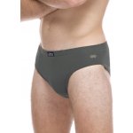 Gina pánské tanga pánská, úzký bok, bezešvé, jednobarevné Bamboo PureLine 52002P lékořice – Zboží Dáma