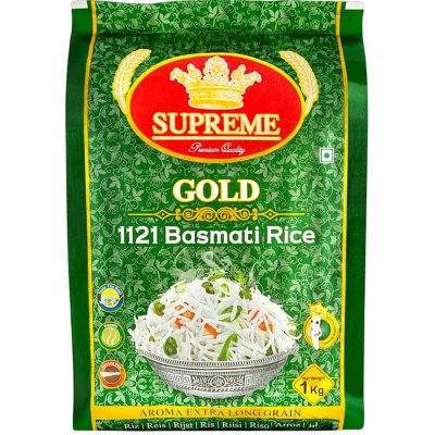 Supreme Gold Basmati rýže 1000 g – Zboží Dáma