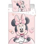 Jerry Fabrics Disney povlečení Minnie Powder pink baby 100 x 135 , 40 x 60 cm – Zboží Mobilmania