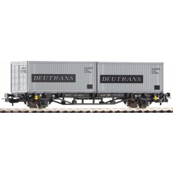 Piko Plošinový vagón Lgs579 2x20ft kontejnér Deutrans DR IV 57747