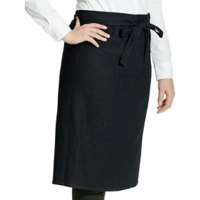 Link Kitchen Wear Džínová zástěra X989 Black 100x70cm – Hledejceny.cz