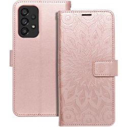 Pouzdro Forcell MEZZO Book SAMSUNG Galaxy A53 5G mandala zlato růžové