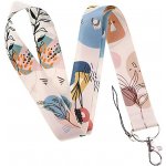 Šňůrka na krk Unique s karabinkou Nature – Sleviste.cz