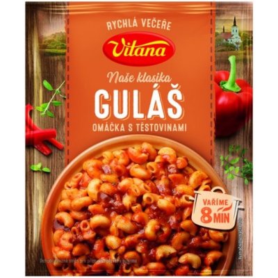 Vitana Guláš omáčka s těstovinami 160 g – Zboží Mobilmania