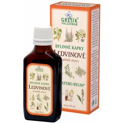 Grešík Ledvinové bylinné kapky Devatero bylin 50 ml – Hledejceny.cz