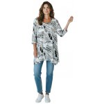 Dámská bílá nadměrná halenka s krátkým rukávem Keva bílá – Hledejceny.cz