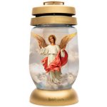 Strend Pro Kahanec Bolsius 3S 17 Anděl, 24 cm, na hrob, s náplní 36 h ST2174460 – Hledejceny.cz