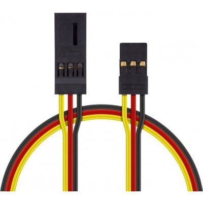 Hitec 4604 S prodlužovací kabel JR plochý silný zlacené kontakty PVC 30 cm – Zboží Mobilmania