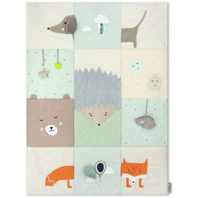 MoMi Hrací deka VOLPI patchwork – Zboží Dáma
