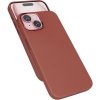 Pouzdro a kryt na mobilní telefon Apple Epico Mag+ Leather Case iPhone 16 - hnědá