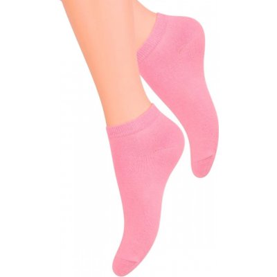 Steven kotníkové ponožky 052 růžová pink – Zboží Mobilmania