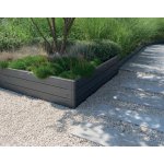 Vyvýšený záhon Prosperplast BASE WOODY hnědý 75,6 cm – Zboží Mobilmania