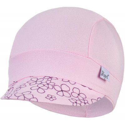 Little Angel Kšiltovka tenká vzor Outlast® UV + Růžová baby kytičky – Hledejceny.cz