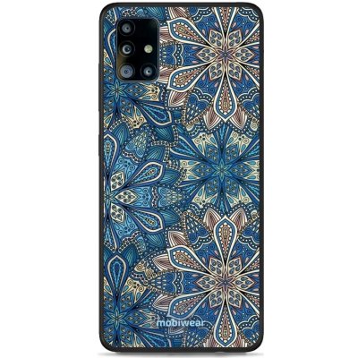 Pouzdro Mobiwear Glossy Samsung Galaxy A51 - G038G - Modré mandala květy – Zboží Mobilmania