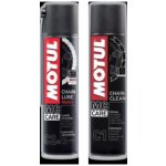 Motul C1 Chain Clean 400 ml + C2+ Chain Lube Road Plus 400 ml – Hledejceny.cz