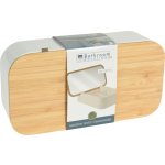 Berilo Kosmetický organizér se 3 přihrádkami Bambus Metakrylát 9,5 x 7 x 23,2 cm – Zboží Dáma