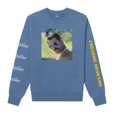 Freddie Mercury Long Sleeve T-Shirt: Mr Bad Guy sleeve Print