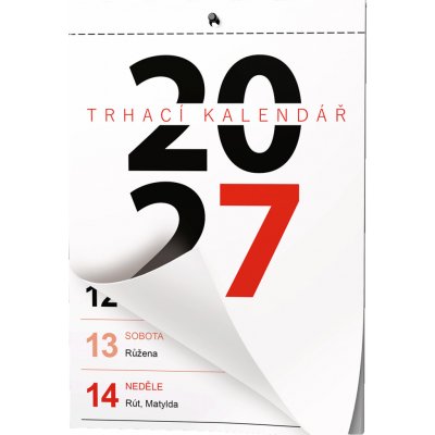 Nástěnný týdenní Trhací A5 2027 – Zbozi.Blesk.cz