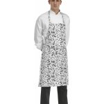 Egochef zástěra ke krku s kapsou vzor gastro nářadí E-6103101A – Hledejceny.cz
