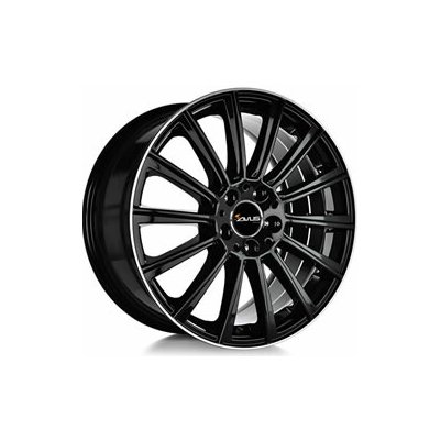 Avus Racing AC-M07 9,5x20 5x112 ET48 black polished lip – Hledejceny.cz