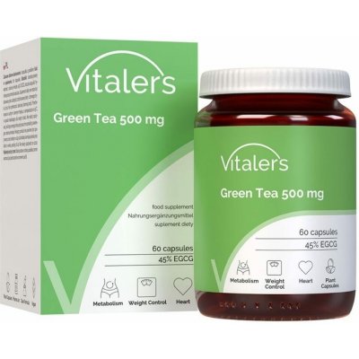 Vitaler's Zelený čaj 500 mg 60 kapslí – Hledejceny.cz