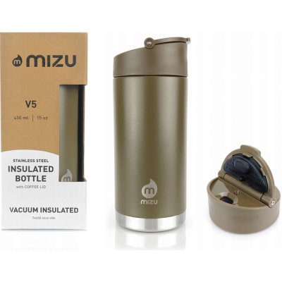 Mizu V5 Coffee Lid Safari zelený 450 ml – Zboží Mobilmania