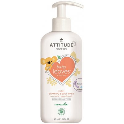 ATTITUDE Dětské tělové mýdlo & šampon hruška 473 ml