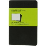 Moleskine Sešity Cahier S čisté 3 ks černý – Hledejceny.cz