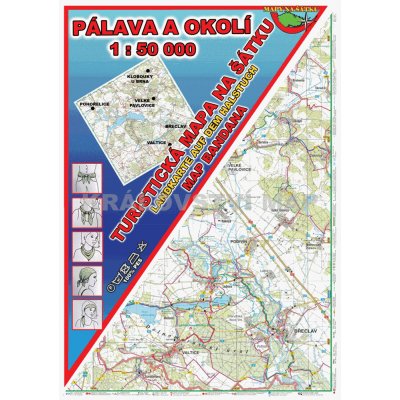 Excart Maps Pálava a okolí - mapa na šátku