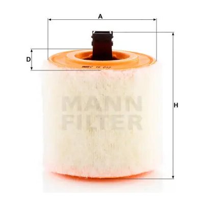 MANN FILTER Vzduchový filtr C 16 012 – Hledejceny.cz
