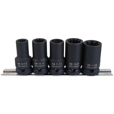 1/2" sada hlavic 7/10 zubů na brzdy, 5 ks KIN9BC4A05MP – Hledejceny.cz